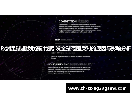 欧洲足球超级联赛计划引发全球范围反对的原因与影响分析