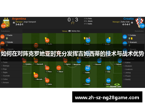 如何在对阵克罗地亚时充分发挥吉姆西蒂的技术与战术优势