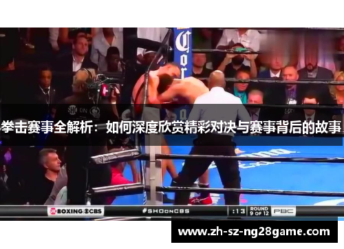 拳击赛事全解析:如何深度欣赏精彩对决与赛事背后的故事 拳击赛事全解析:如何深度欣赏精彩对决与赛事背后的故事