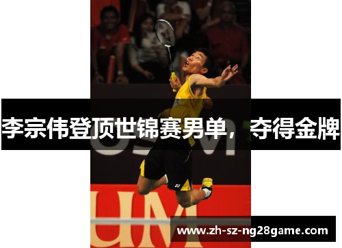 李宗伟登顶世锦赛男单,夺得金牌 李宗伟登顶世锦赛男单,夺得金牌