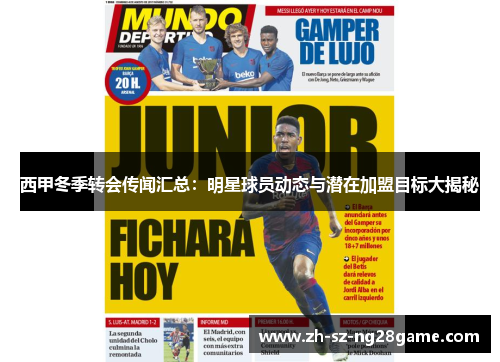 西甲冬季转会传闻汇总：明星球员动态与潜在加盟目标大揭秘